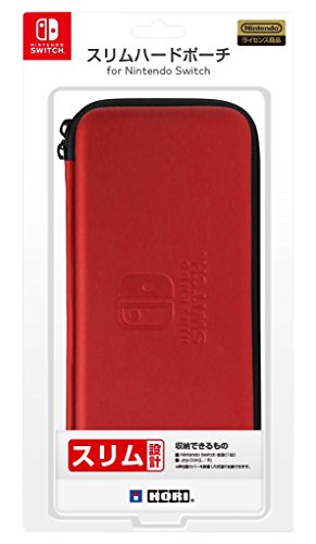 HORI Slim Hard Pouch for Nintendo Switch Red NEW from Japan_1