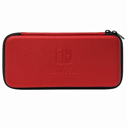 HORI Slim Hard Pouch for Nintendo Switch Red NEW from Japan_2