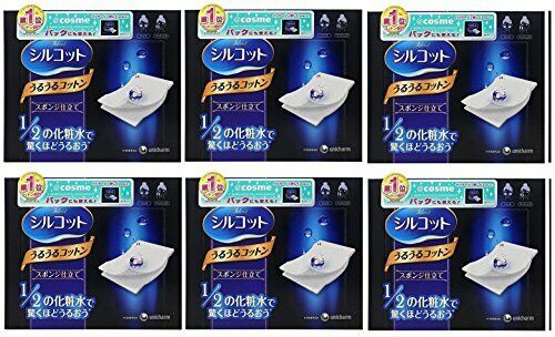 Sill Cotton Silcot Uruuru sponge tailoring (40 sheets) x 6 NEW from Japan_1