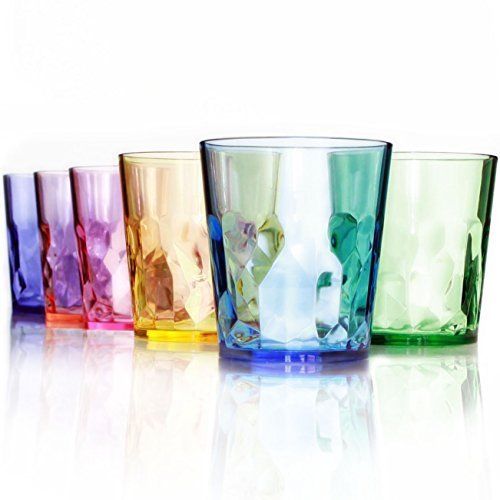 SCANDINOVIA 400ml Premium glass 6 pieces set Tritan BPA free plastic NEW_1