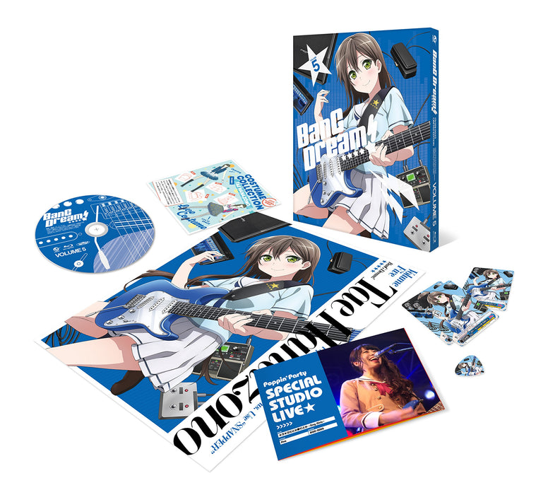 Blu-ray BanG Dream Vol.5 First Limited Edition with Booklet Card OVXN-33 NEW_2
