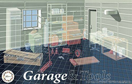 Fujimi model 1/24 Garage & Tools Series No.1 garage Plastic Model NEW from Japan_1