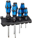 Wera Diamond screwdriver set 33 50 6A Craft form 137801 With bolster Blue Black_1