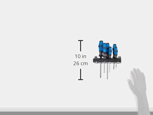 Wera Diamond screwdriver set 33 50 6A Craft form 137801 With bolster Blue Black_2