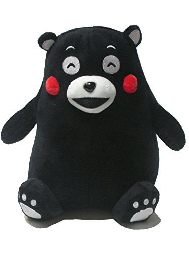 Kumamon Plush Doll Nomal Face 17cm Kumamoto workshop Black Bear NEW from Japan_1