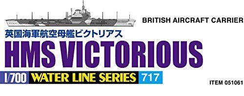 Aoshima British Aircraft Carrier HMS VICTORIOUS Plastic Model Kit from Japan NEW_10