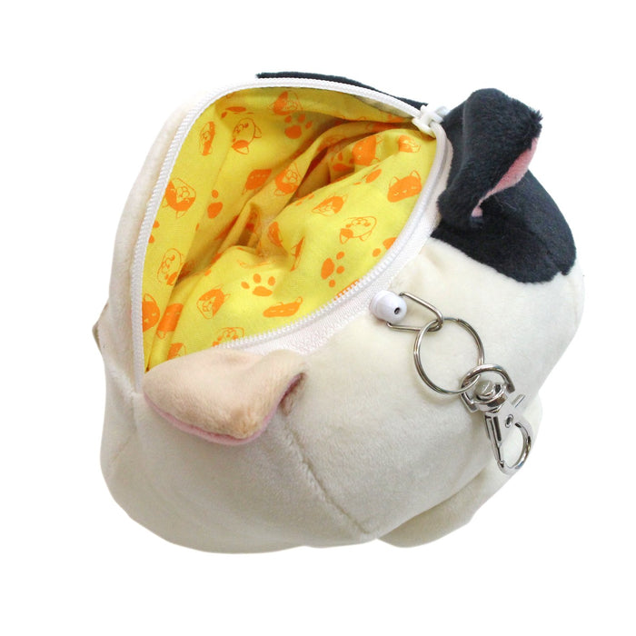 Shinada Global Mochi Neko Pass Pouch Mike ‎MONP-0180M with Reel chain NEW_4