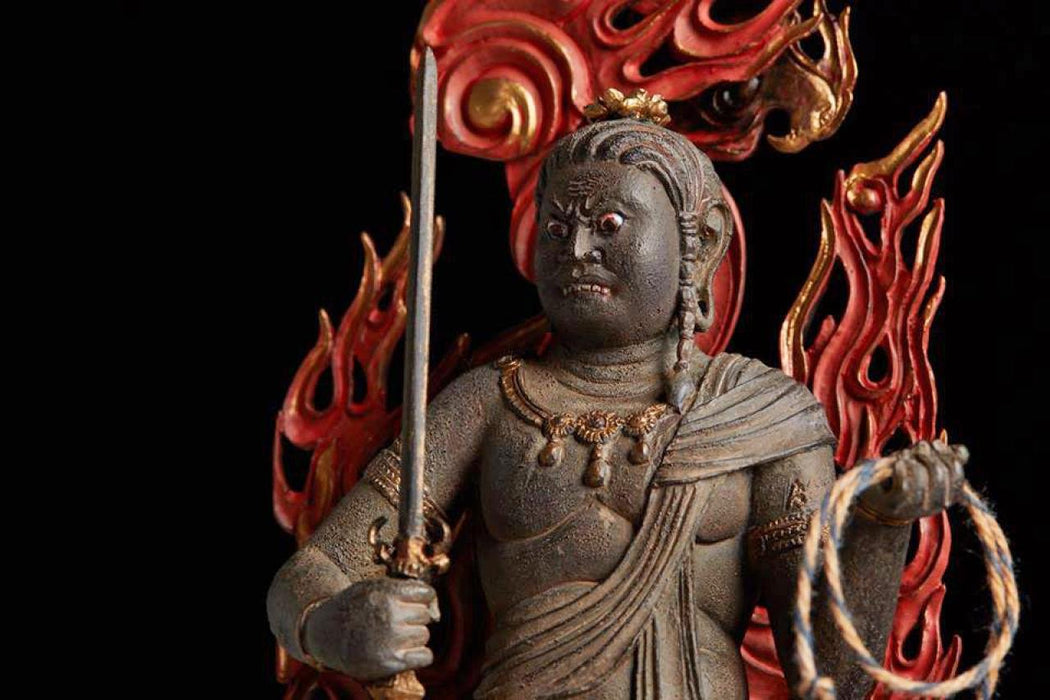 Isumu Tanacocoro [Palm] Acala Buddha Figure 175(H)x83(W)x70(D)mm tc3526 NEW_4