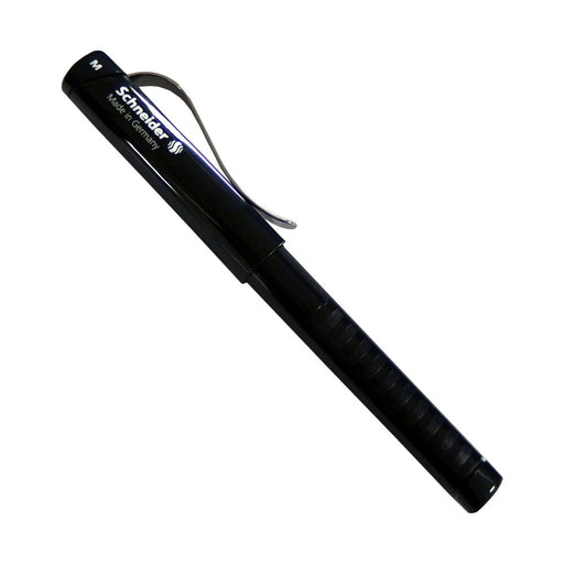 Schneider Fountain Pen Base Black BSBLKM Medium Cartridge Type Stainless Nib NEW_2
