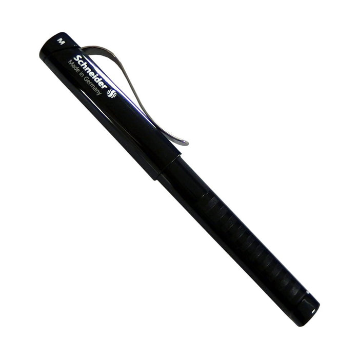 Schneider Fountain Pen Base Black BSBLKM Medium Cartridge Type Stainless Nib NEW_2