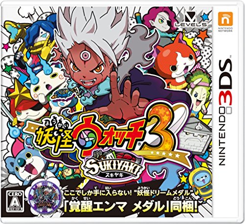 Nintendo 3DS Yokai Watch 3 Sukiyaki (w/ Youkai Dream Medal 'Kakusei Enma') NEW_1