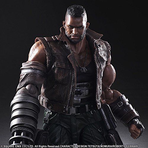 Square Enix Final Fantasy VII Remake Play Arts Kai No.2 Barret Wallace NEW_8