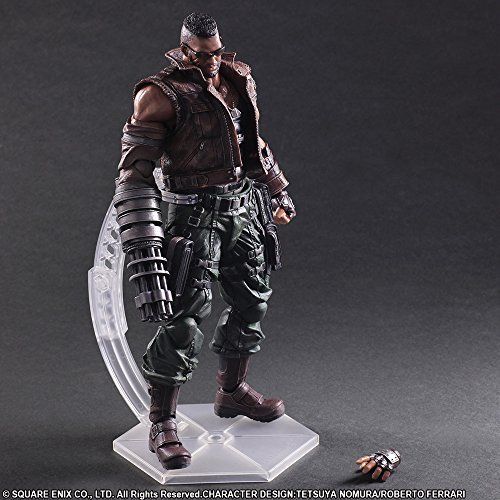 Square Enix Final Fantasy VII Remake Play Arts Kai No.2 Barret Wallace NEW_9