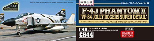 Hasegawa 1/48 F-4J Phantom II VF-84 Jolly Rogers Super Detail Model Kit NEW_2