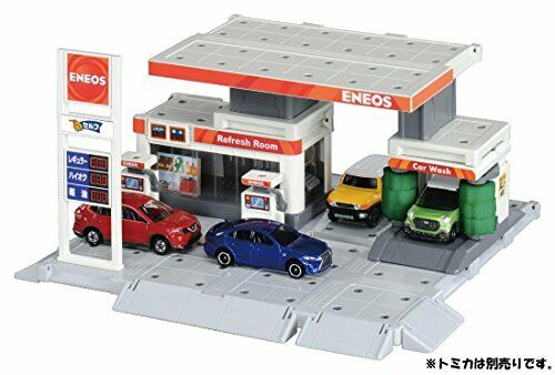 TAKARA TOMY Tomica Town Build City Gas Station Stand ENEOS NEW from Japan_2