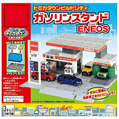 TAKARA TOMY Tomica Town Build City Gas Station Stand ENEOS NEW from Japan_6