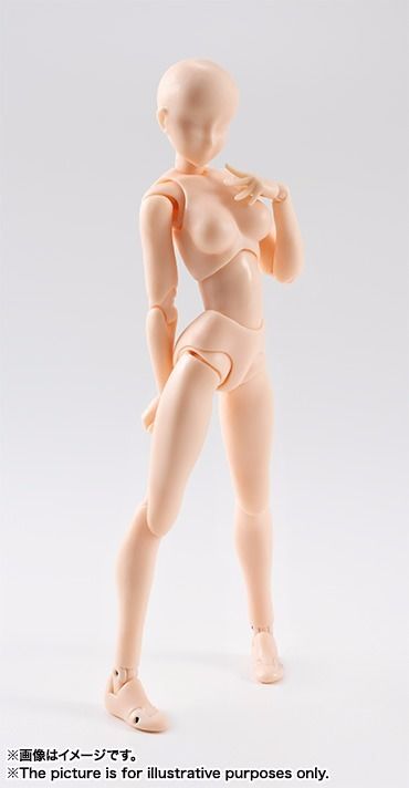 S.H.Figuarts BODY CHAN (Female) DX SET Pale Orange Color Ver Figure BANDAI NEW_1