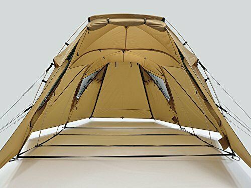 Snow Peak SD-650 Var Pro.Air 4 Tent Camp Outdoor Shelter Brown 4 Person NEW_4