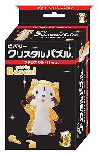 Beverly Crystal 3D Puzzle Raccoon Rascal Petit Rascal 48 Pieces NEW from Japan_2