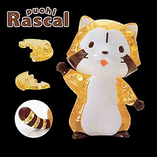 Beverly Crystal 3D Puzzle Raccoon Rascal Petit Rascal 48 Pieces NEW from Japan_6