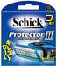 Schick Protector Three 3 Blade Blades 8 coins NEW from Japan_1