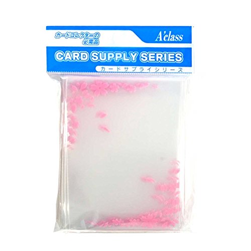 Aclass Card Protector Defender Hard Design Cherry Blossom Sakura TCG 60 Sleeves_1