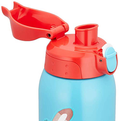 Tiger water bottle 600ml direct drinking & cup 2 WAY Rabbit MBR-B06GAR for Kids_5