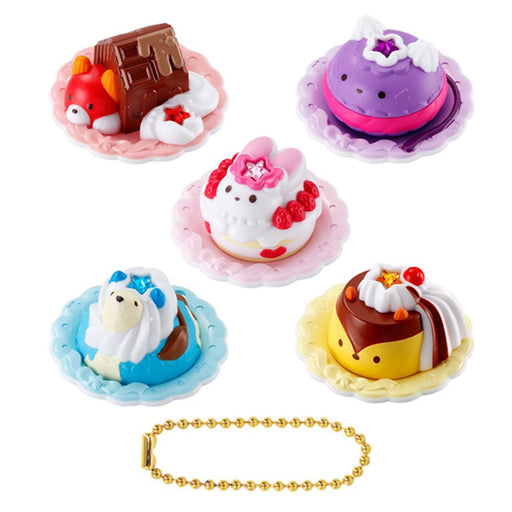Bandai Kirakira PreCure a la Mode Animal Sweets Set of 5 with Ballchain NEW_1