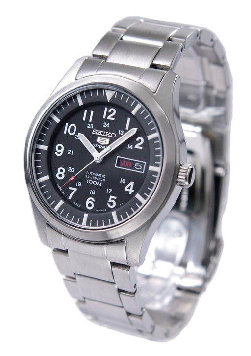 SEIKO 5 SPORTS SNZG13JC Mechanical Automatic Men's Watch Stainless Steel NEW_1