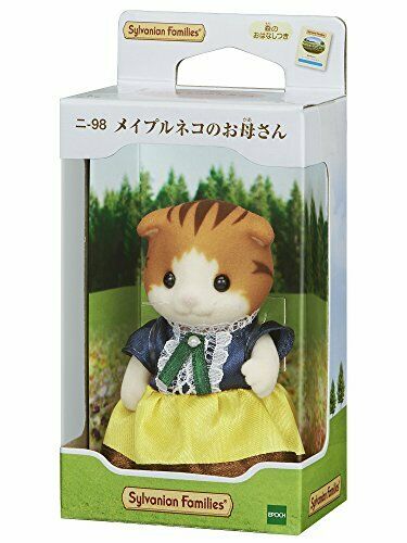 Epoch Mother of Sylvanian Families dolls maple cat Two -98 NEW from Japan_2