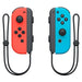 Joy-con (L) Neon Red + (R) Neon Blue Controller with Straps Nintendo Switch NEW_2