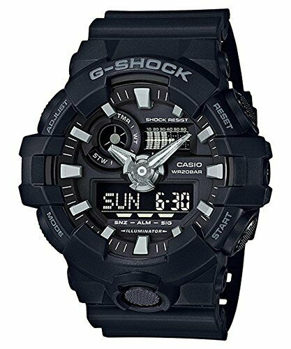 CASIO GA-700-1B Watch G-SHOCK Men's Black in Box from JAPAN NEW_1