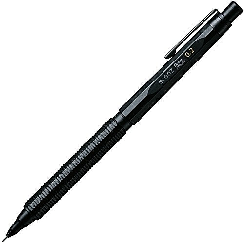 Pentel Mechanical latest Pencil Orenznero Black 0.2mm PP3002-A Made in Japan NEW_1