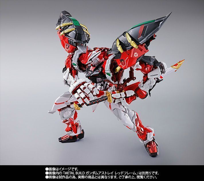METAL BUILD Gundam POWERED RED & 150 GERBERA STRAIGHT Power Option Set BANDAI_4