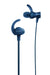 Sony MDR-XB510AS EXTRA BASS Sports In-ear Headphones Blue NEW from Japan F/S_1