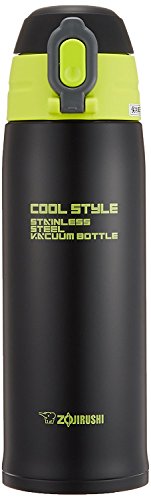 Zojirushi direct drinking stainless steel cool bottle Lime Black SD-JK08-BG NEW_4