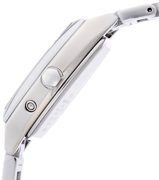 SEIKO LUKIA Women's Solar Radio Watch SSVW091 White & Blue color Stainless Steel_3