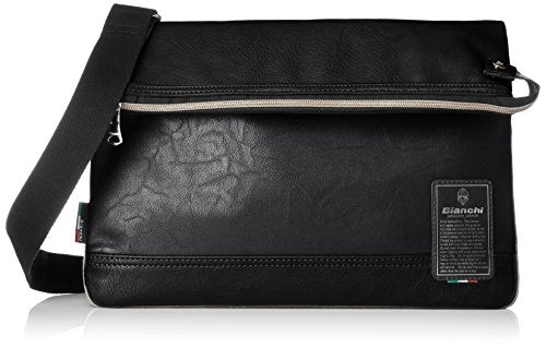 Bianchi Shoulder Bag 2Way TBPI-03 Black A4 Celeste Bicycle NEW from Japan_1