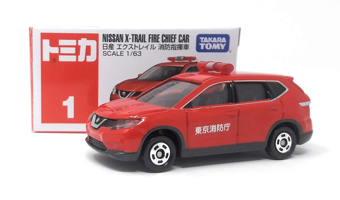 Takara Tomy Tomica No.1 Nissan X-Trail Fire command vehicle (box) ‎TT879398 NEW_3