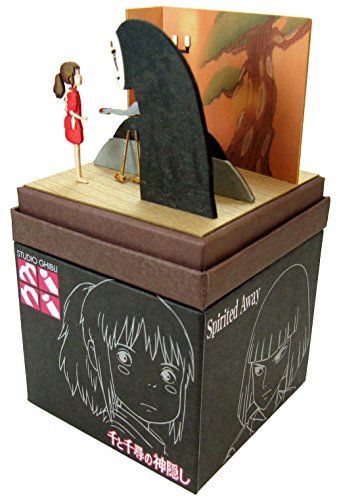 Sankei Ghibli Spirited Away Chihiro and No Face Mini Paper Craft Kit MP07-59 NEW_2