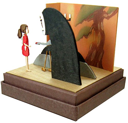 Sankei Ghibli Spirited Away Chihiro and No Face Mini Paper Craft Kit MP07-59 NEW_4