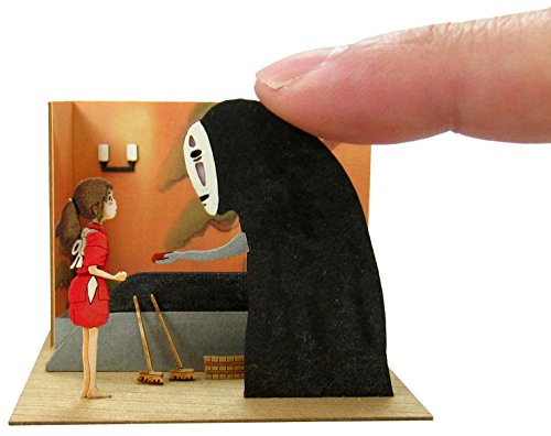 Sankei Ghibli Spirited Away Chihiro and No Face Mini Paper Craft Kit MP07-59 NEW_6