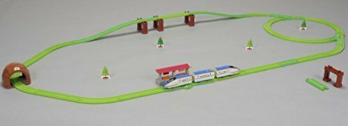 Plarail Buzy Announce! Sound Shinkansen Series E7 'Kagayaki' Rail Set NEW_8