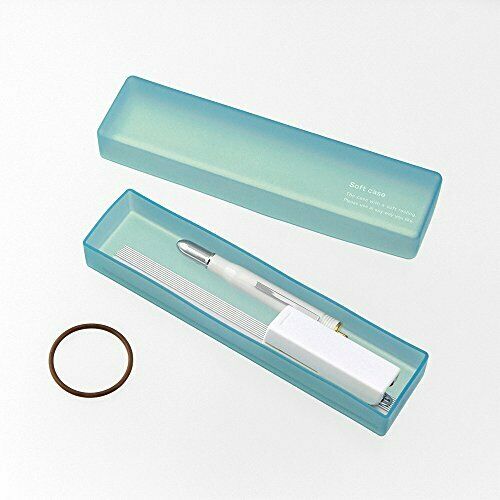Design Phil MIDORI pen case 41778006 light blue soft NEW from Japan_4