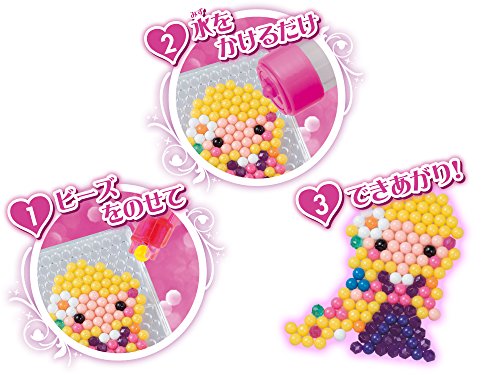 Epoch Aqua Beads Disney Princess Character Set AQ-263 16colors 64beads, 2Sheets_4