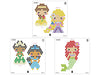 Epoch Aqua Beads Disney Princess Character Set AQ-263 16colors 64beads, 2Sheets_5