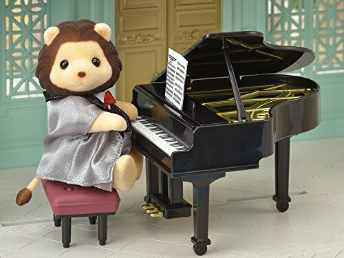 Epoch Sylvanian Families Town Series city of concert set - Grand piano - NEW_3