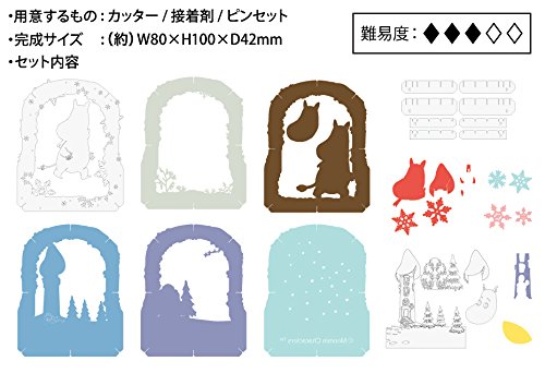 Moomin Snow Moomin House Paper Theater ENSKY NEW from Japan_4