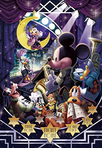 1000 piece jigsaw puzzle Disney Mickey Night 51x73.5cm Swinging Night NEW_1