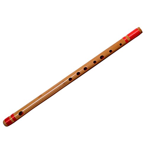 Bamboo Shinobue Red String Winding 7 Hole Traditional vertical flute Key of C_1